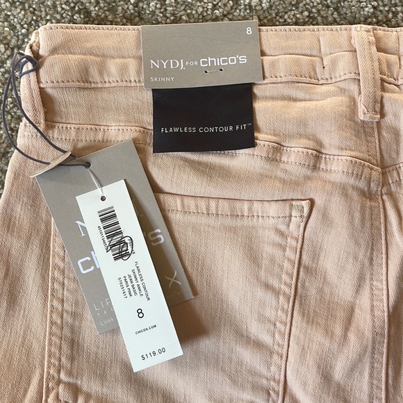 NWT NYDJ for Chico’s skinny jeans size 8 - Picture 3 of 5